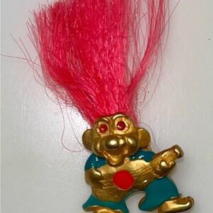 Vintage trolls brooch